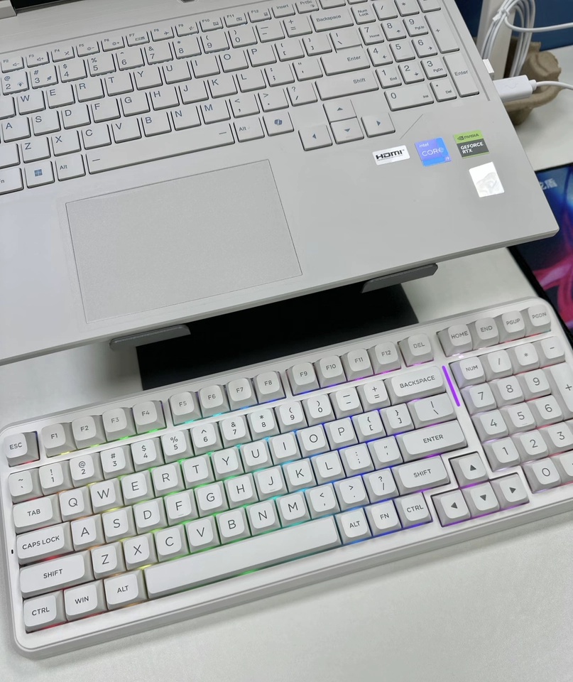 Gaming Keyboard Mechanical Wireless - MCHOSE K99 V3 คีย์บอร์ดแบบกลไกที่ปรับแต่งได้โหมดไร้สายบลูทูธ 10000mAh ปุ่มมัลติฟังก์ชั่นสำหรับเล่นเกมสำนักงานแล็ปท็อป