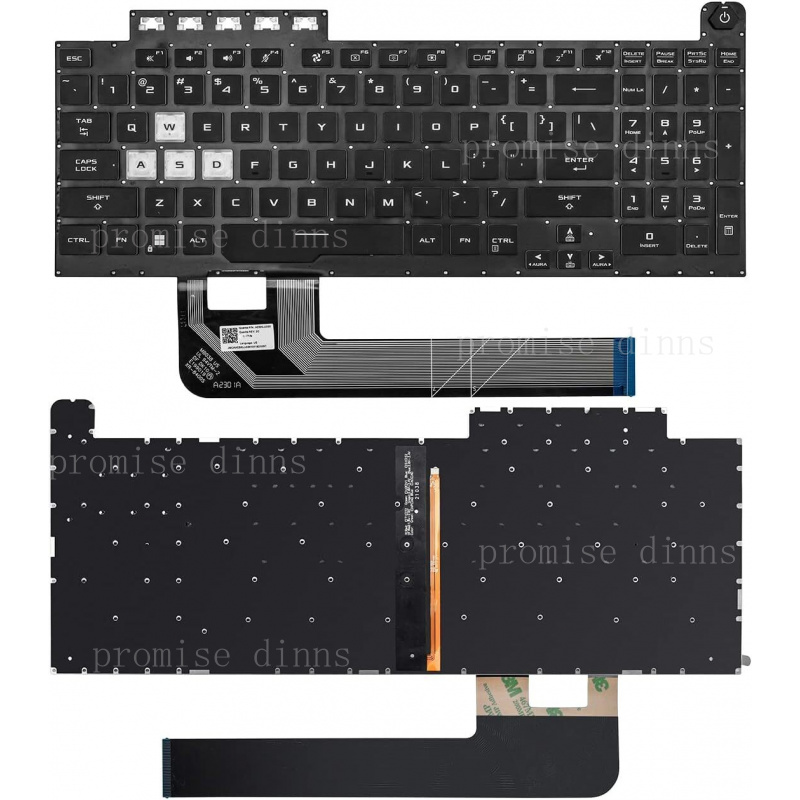 Gaming Keyboard Asus - M US คีย์บอร์ดสำหรับเอซุส ทีเอฟ แกมมิ่ง A17