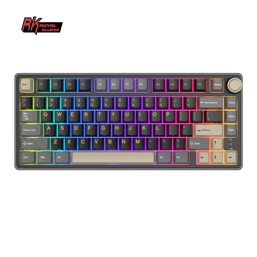 Gaming Keyboard Blue Switches - Royal Kludge RK R75 คีย์บอร์ดแบบมีสาย 80
