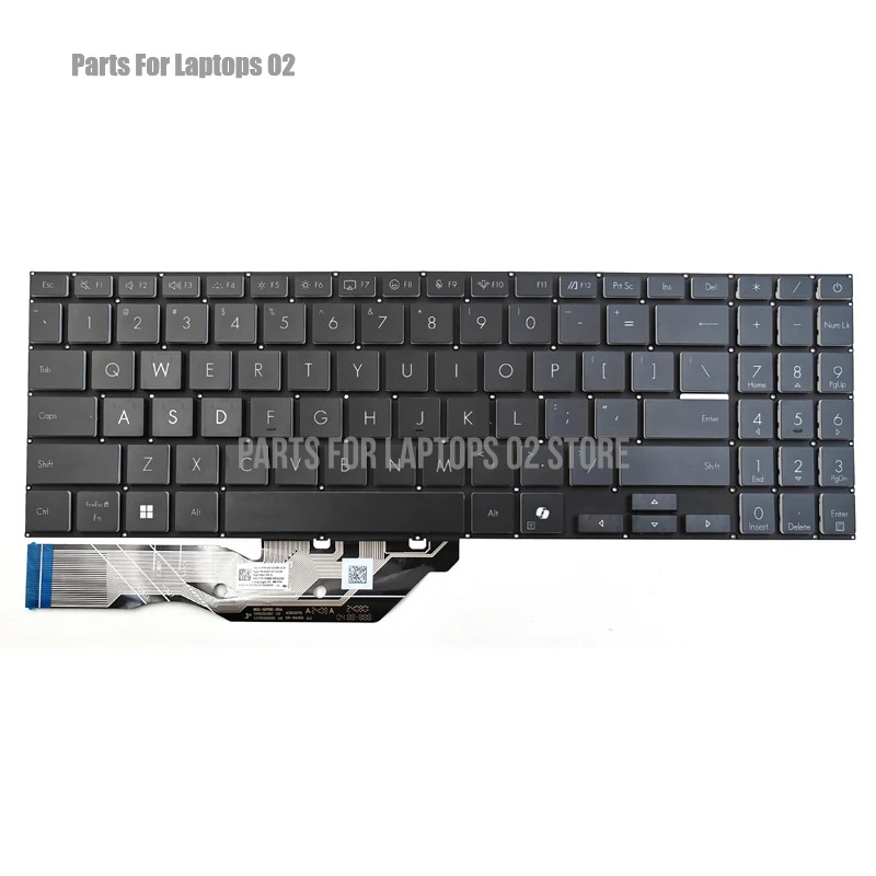 Gaming Keyboard Asus - แป้นพิมพ์แล็ปท็อป US แบ็คไลท์ใหม่สำหรับ Asus Gaming V16