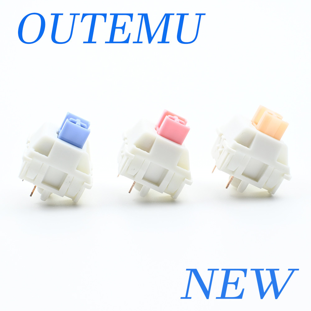 Keyboard Gaming Blue Switch - Outemu Switches Lubed คีย์บอร์ดสวิทช์ 5Pin Silent