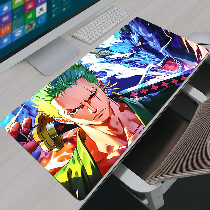 Gaming Keyboard Affordable - แผ่นรองเมาส์ Notbook One Piece Zoro แป้นพิมพ์ขนาดใหญ่