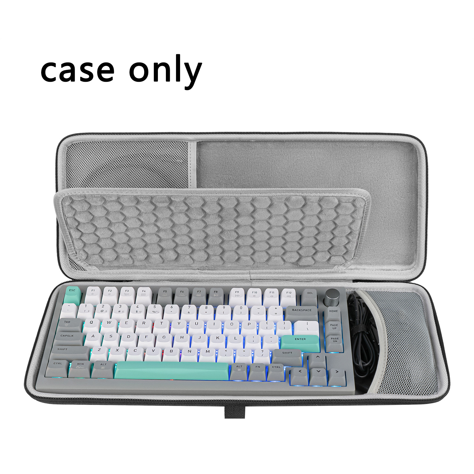 Gaming Keyboard Mechanical Wireless - เคสคีย์บอร์ด geekria สำหรับคีย์บอร์ด84ปุ่มเข้ากันได้กับ AULA F75, keychron