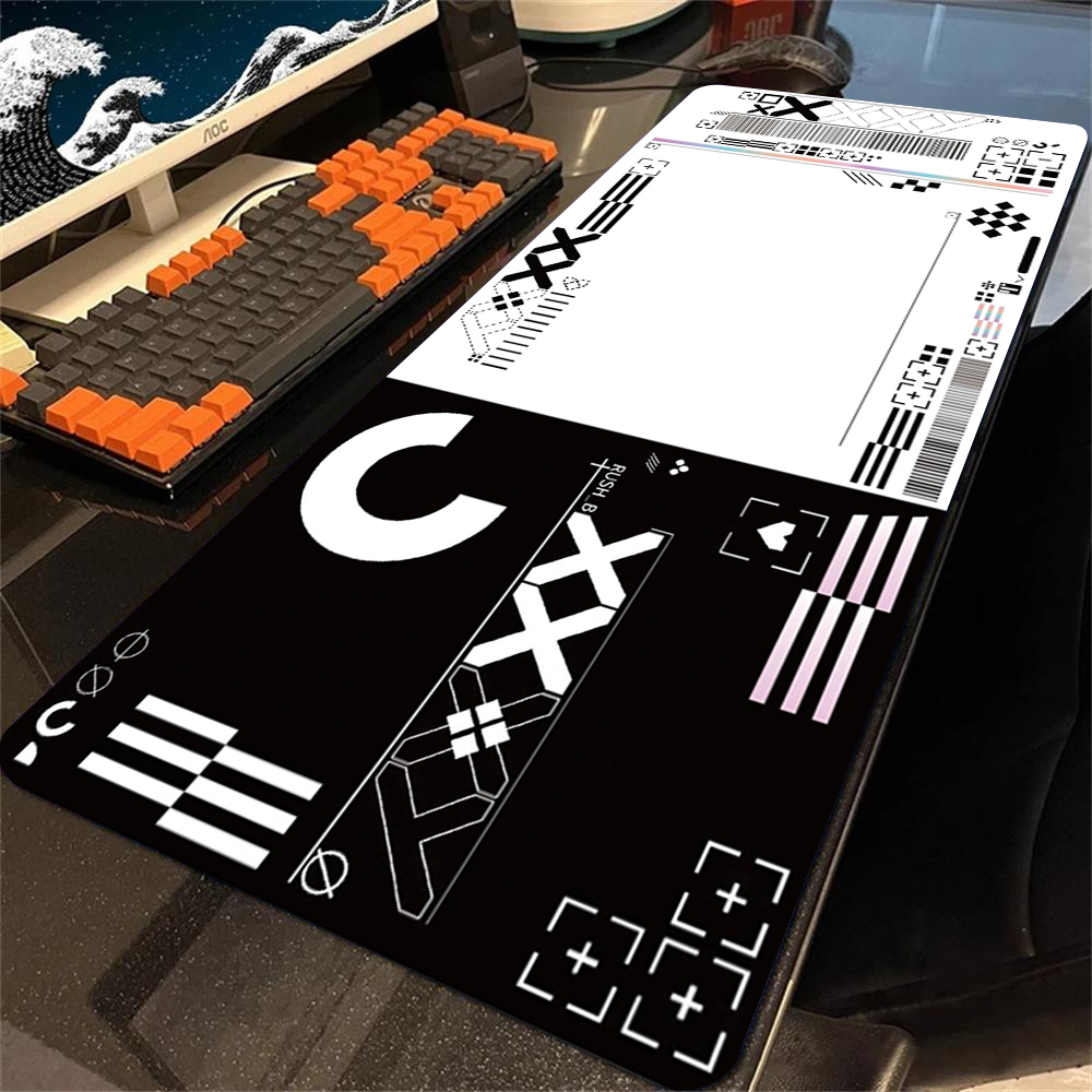 Keyboard Mouse Bundle Gaming - XXL แผ่นรองเมาส์ขนาดใหญ่แผ่นรองเมาส์คีย์บอร์ด CS GO พิมพ์สตรีมออกแบบเคาน์เตอร์สไตรค์เกมอะนิเมะสาวเกมเมอร์คาวาอิโต๊ะสีชมพู