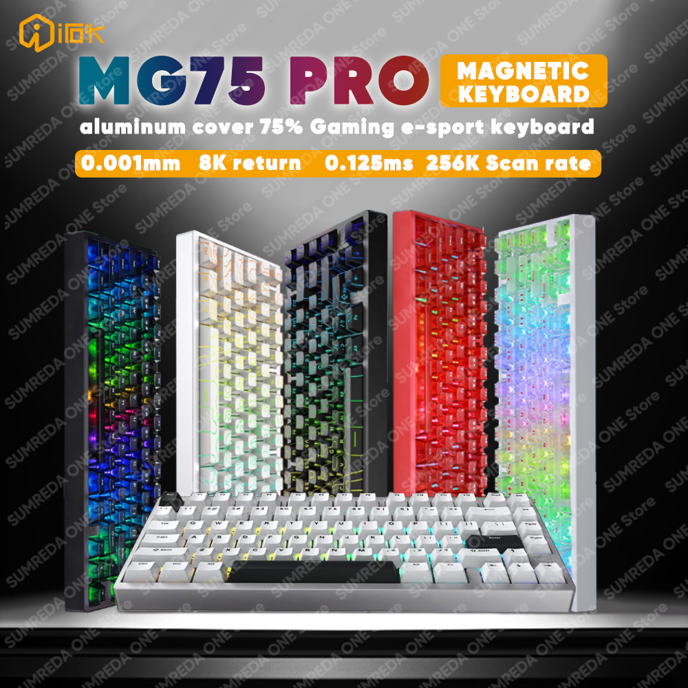 Gaming Keyboard Mini Mechanical - คีย์บอร์ดเกมมิ่ง IROK MG75 Pro MG75 Max