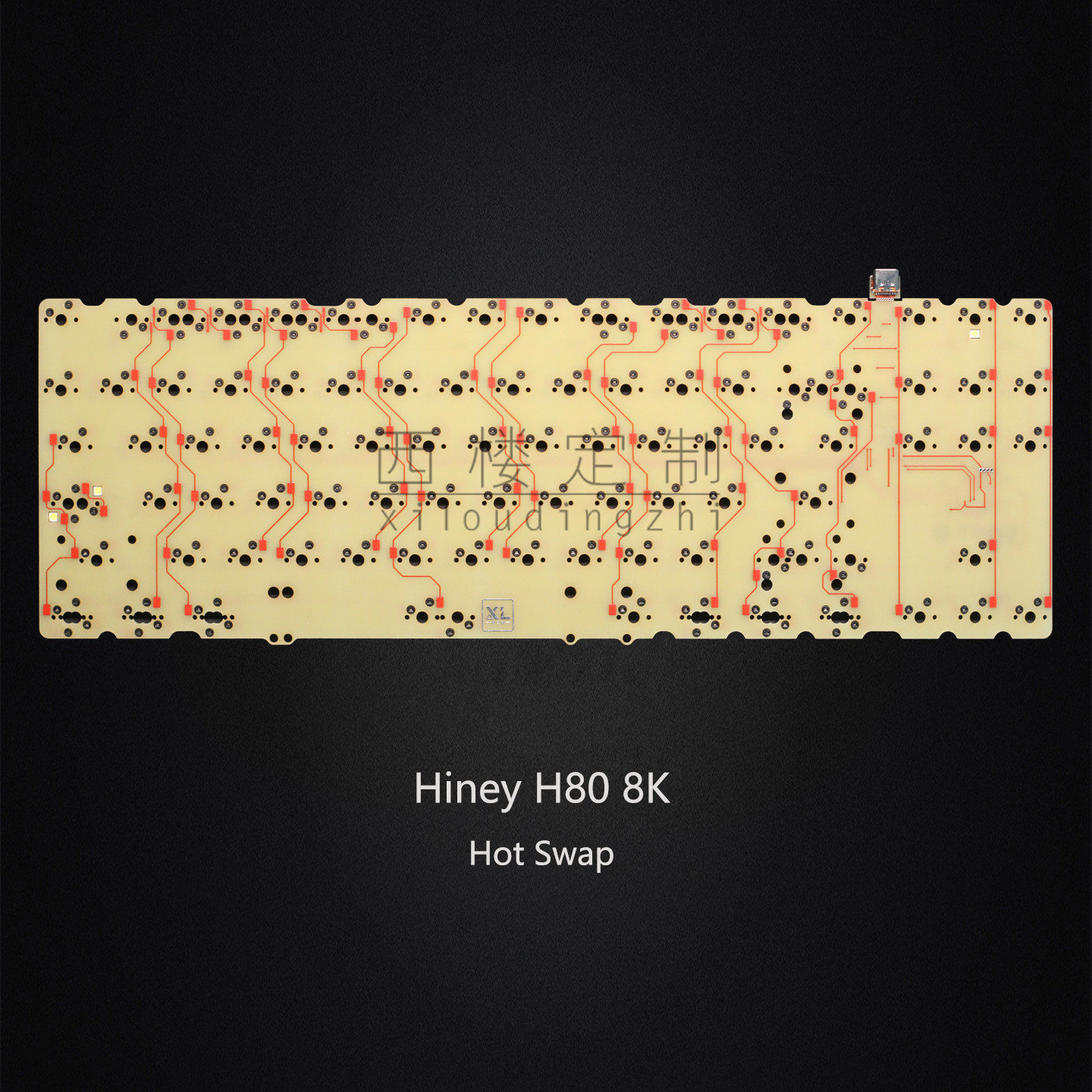 Hot Swap Pcb - 8k hotswap PCB Hiney H80 พร้อมฐาน