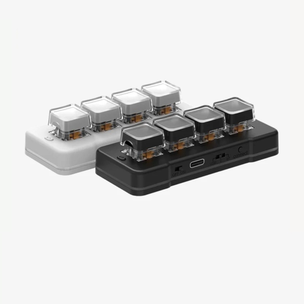 Gaming Keyboard Mini Mechanical - MK424Pro 4-Key Wireless Mini คีย์บอร์ดที่กําหนดเองโปรแกรม PC