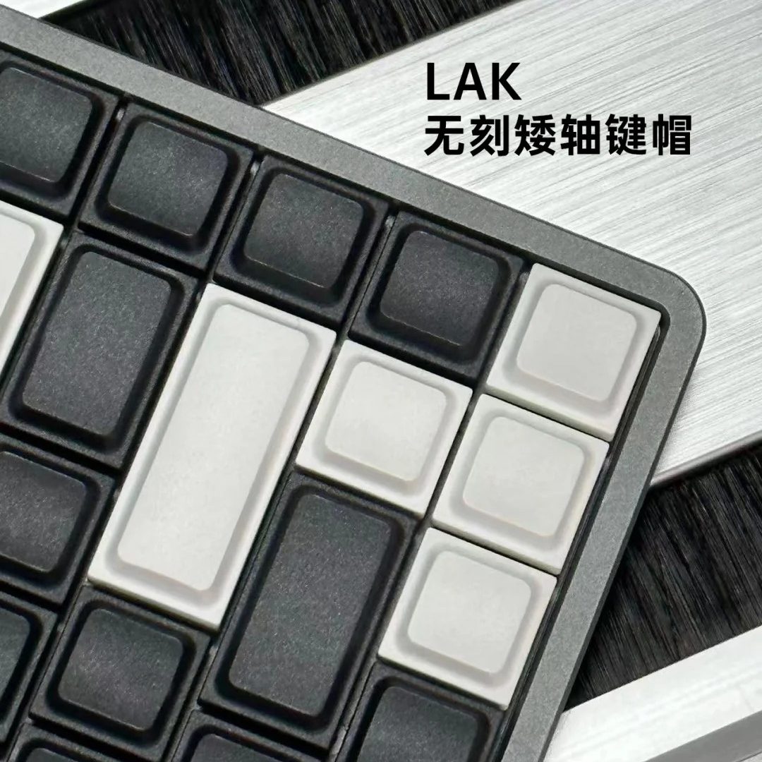 Keyboard Gaming Black - ชุดคีย์แคป LAK Low Profile แบบไม่แกะสลัก สีดำ