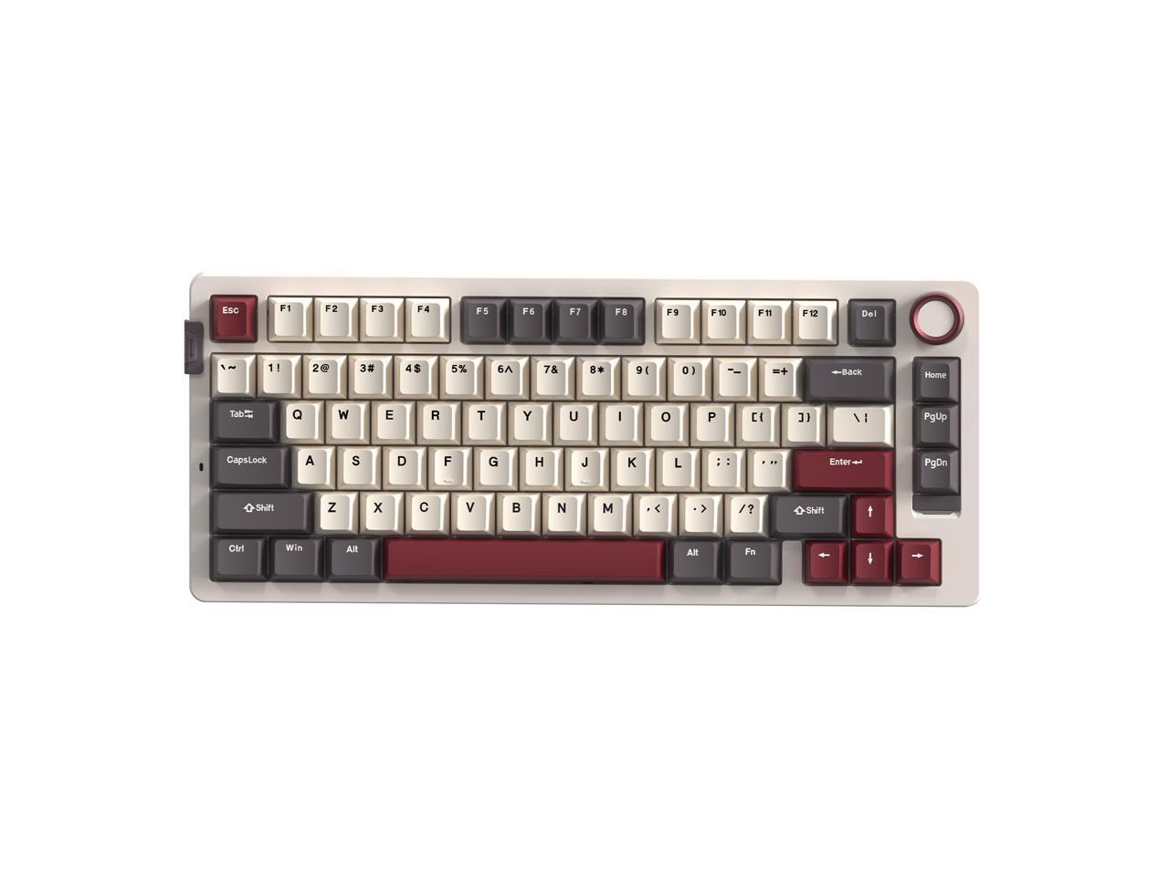 Keyboard Gaming Blue Switch - คีย์บอร์ดเกมมิ่งไร้สาย Rosewill Neon S75 แบบกลไก, รูปแบบ