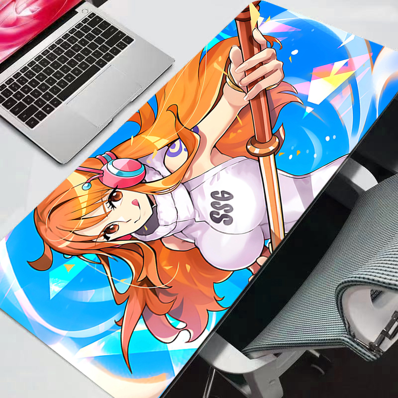 Gaming Keyboard Affordable - แผ่นรองเมาส์วันพีซ คาวาอิอุปกรณ์เสริมสำหรับเล่นเกมคอมพิวเตอร์โน้ตบุ๊คความเร็วสูงมินิพีซ คีย์บอร์ดเกมเมอร์แผ่นรองเม้าส์ทนทานขนาดใหญ่