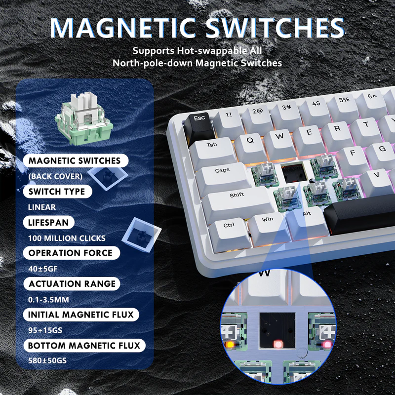 คีย์บอร์ดเกมมิ่งแบบมีสาย ATTAC - Gaming Keyboard Blue Switches บทวิจารณ์และราคา