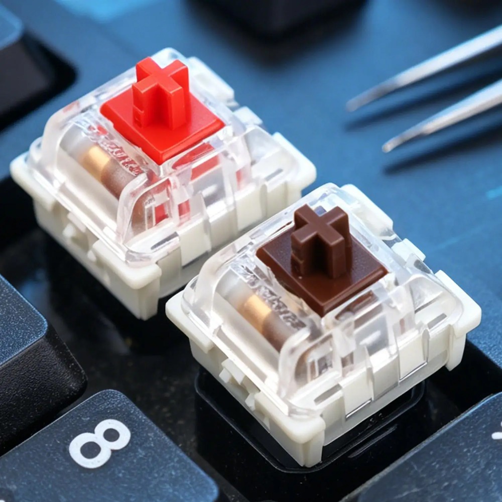 1-150 ชิ้น 3 พิน DIY สวิตช์คีย - Gaming Keyboard Blue Switches บทวิจารณ์และราคา