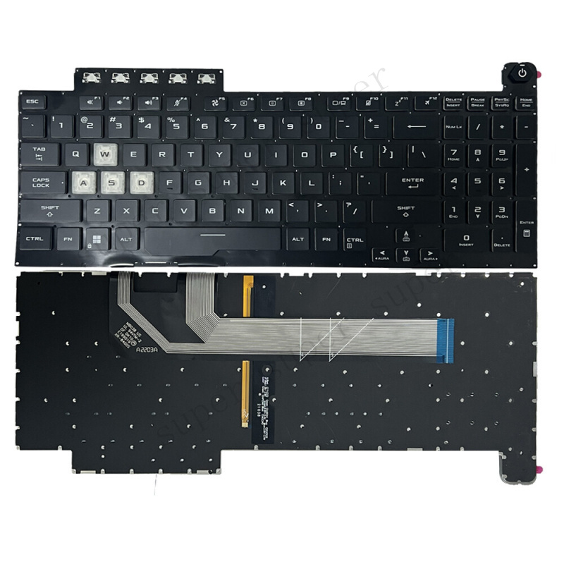 S++ สีดำ US คีย์บอร์ดเรืองแสงส - Gaming Keyboard Asus บทวิจารณ์และราคา