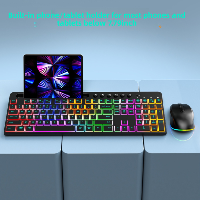 ชุดเมาส์คีย์บอร์ดไร้สาย 2.4G พ - Gaming Keyboard Budget บทวิจารณ์และราคา