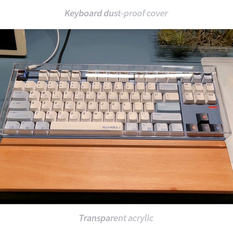 คีย์บอร์ดอะคริลิกแบบใสเคสป้องก - Gaming Keyboard Budget บทวิจารณ์และราคา