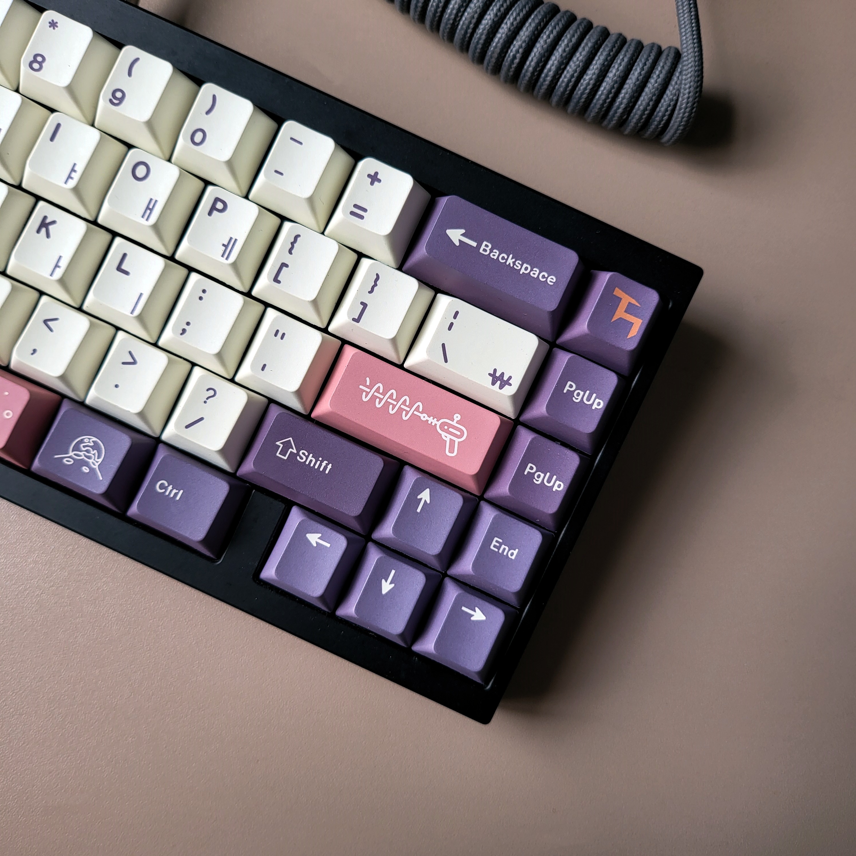 สีม่วงเชอร์รี่ Keycaps Dye Sub - Hot Swap Pcb บทวิจารณ์และราคา