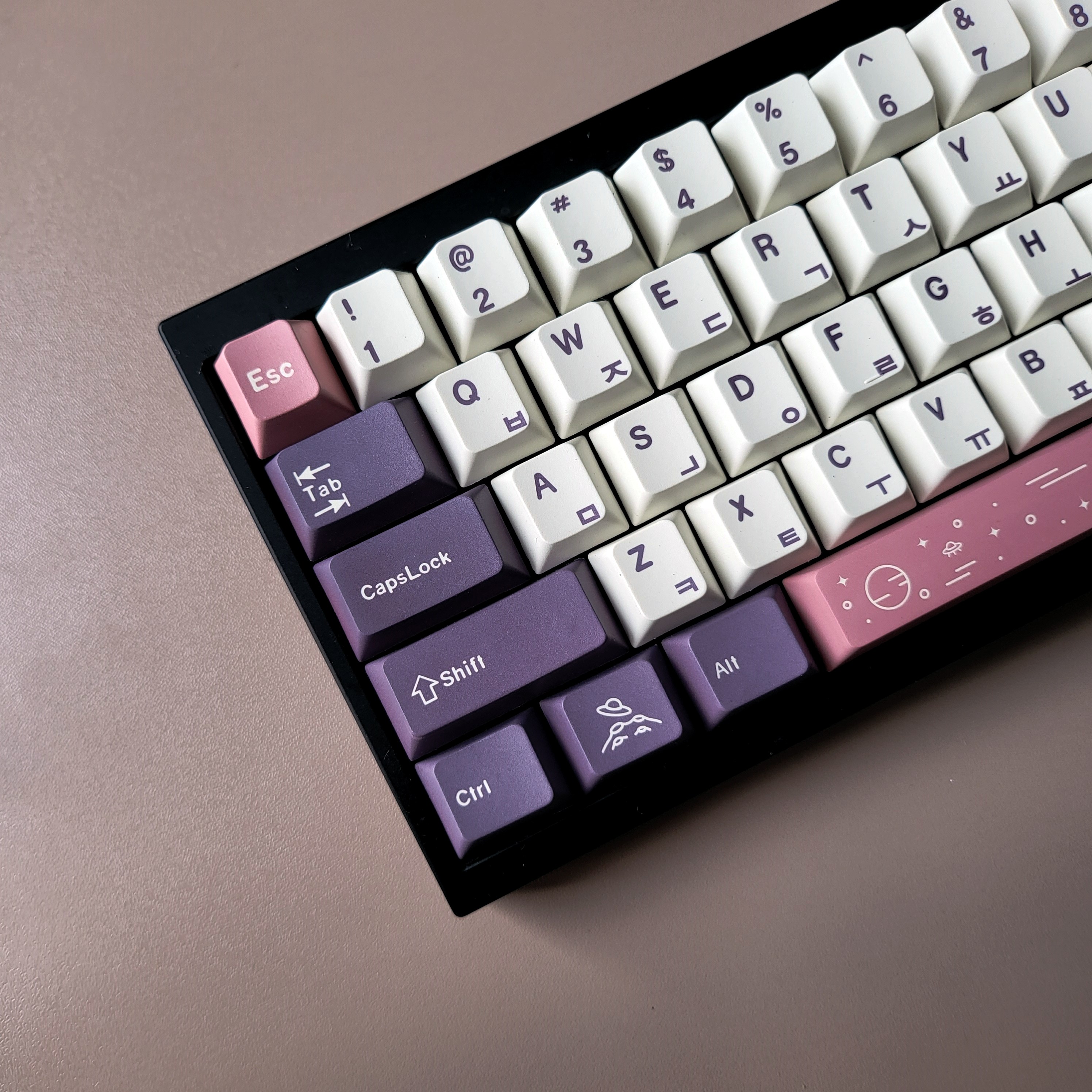 สีม่วงเชอร์รี่ Keycaps Dye Sub - Hot Swap Pcb บทวิจารณ์และราคา