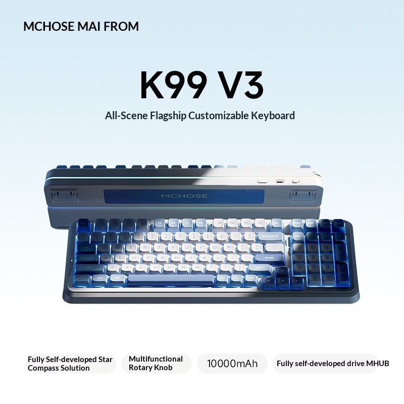 MCHOSE K99 V3 คีย์บอร์ดแบบกลไก - Gaming Keyboard Mechanical Wireless บทวิจารณ์และราคา
