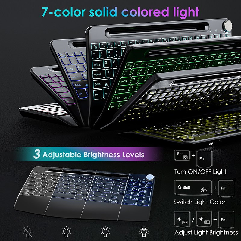 2.4G และ Type-C คีย์บอร์ดไร้สา - Gaming Keyboard Mouse Wireless บทวิจารณ์และราคา