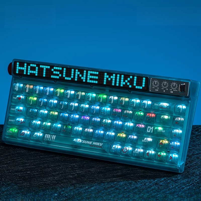 อะนิเมะH Atsune Miku Seriesคีย - Gaming Keyboard Mechanical Wireless บทวิจารณ์และราคา
