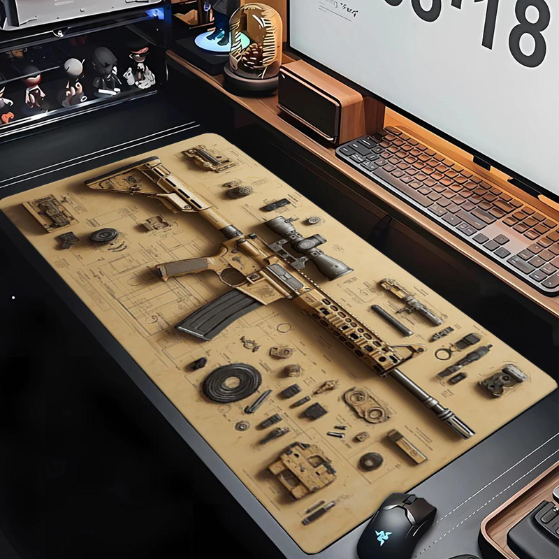 แผ่นรองเมาส์สำหรับเล่นเกมแบบนุ - Gaming Keyboard Nearby บทวิจารณ์และราคา