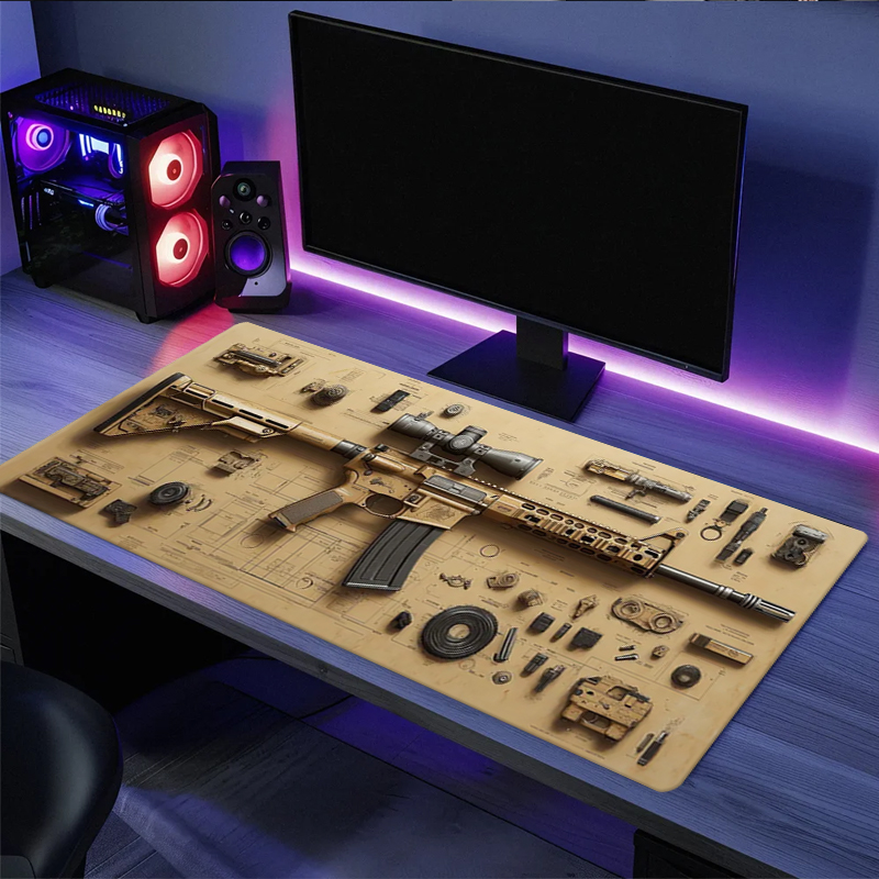 แผ่นรองเมาส์สำหรับเล่นเกมแบบนุ - Gaming Keyboard Nearby บทวิจารณ์และราคา