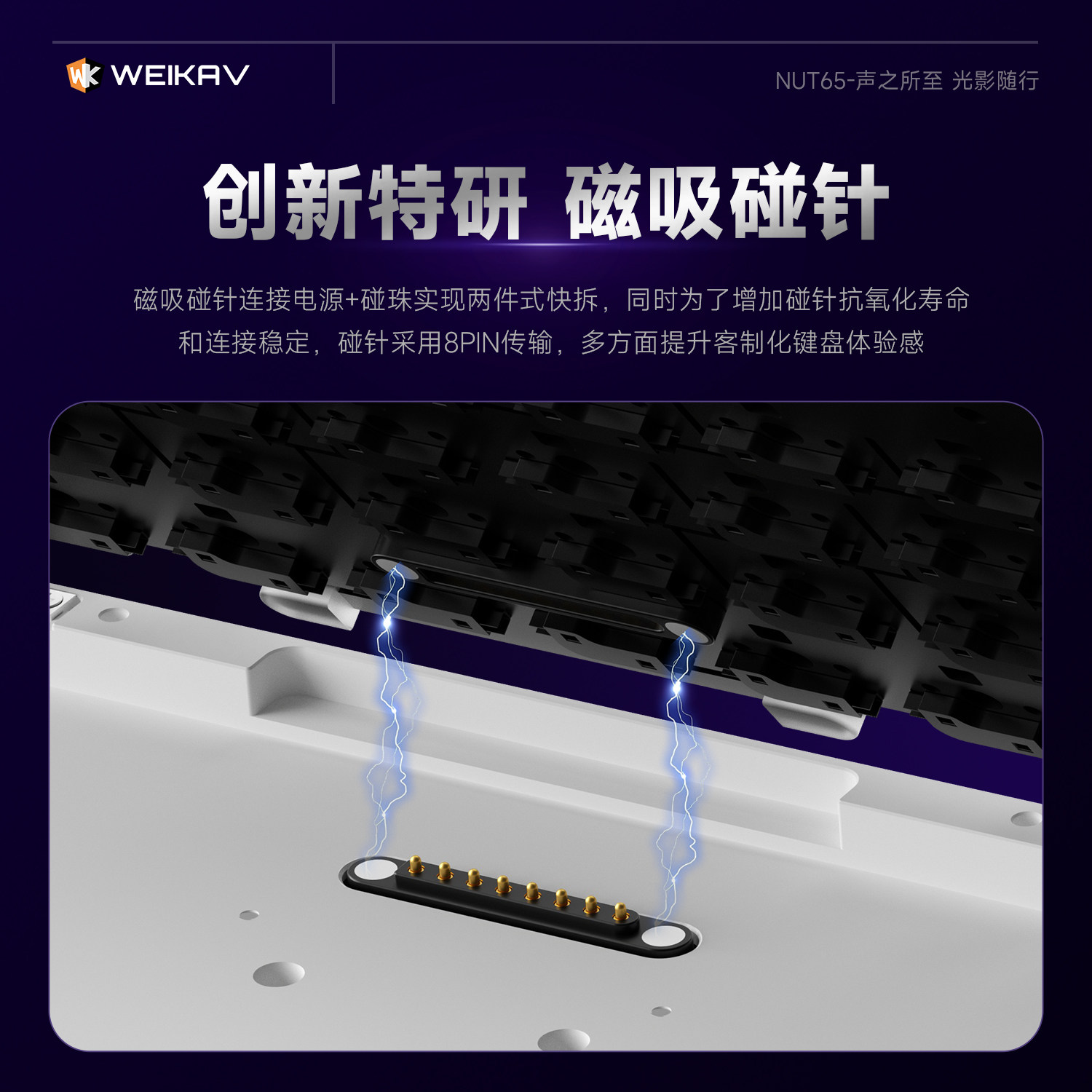 ใหม่วีคาฟ นัท 65 อลูมิเนียมคีย - Gaming Keyboard Mechanical Wireless บทวิจารณ์และราคา