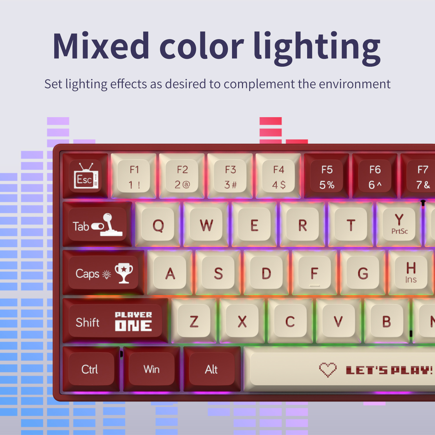 คีย์บอร์ดเกมมิ่งแบบมีสาย AJAZZ - Gaming Keyboard Mini Mechanical บทวิจารณ์และราคา