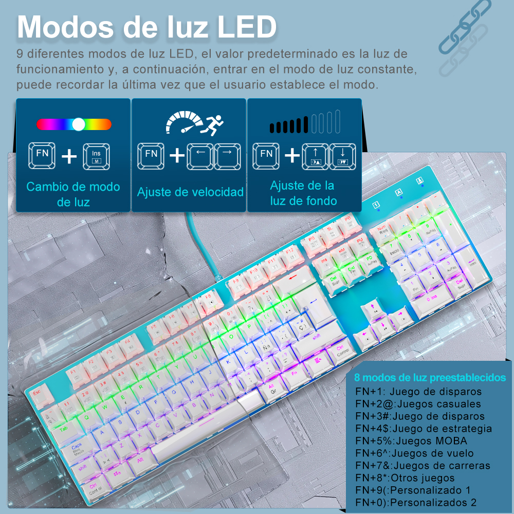 E-YOOSO Z88 เรนโบว์ ฟอลคอน ยูเ - Keyboard Gaming Blue Switch บทวิจารณ์และราคา