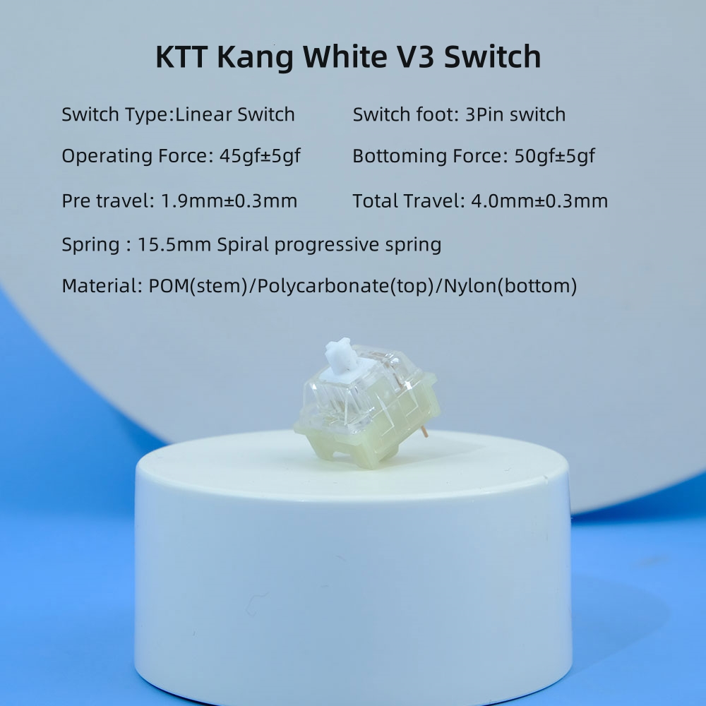 KTT Kang สวิตช์ V3สีขาวสวิตช์แ - Gaming Keyboard Ergo บทวิจารณ์และราคา