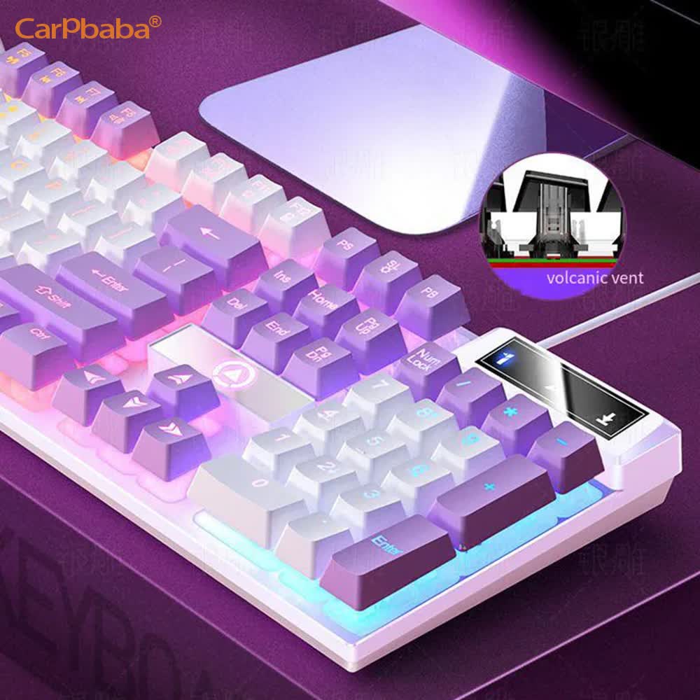Carpbaba K500 104 คีย์ USB คีย - Gaming Keyboard Budget บทวิจารณ์และราคา