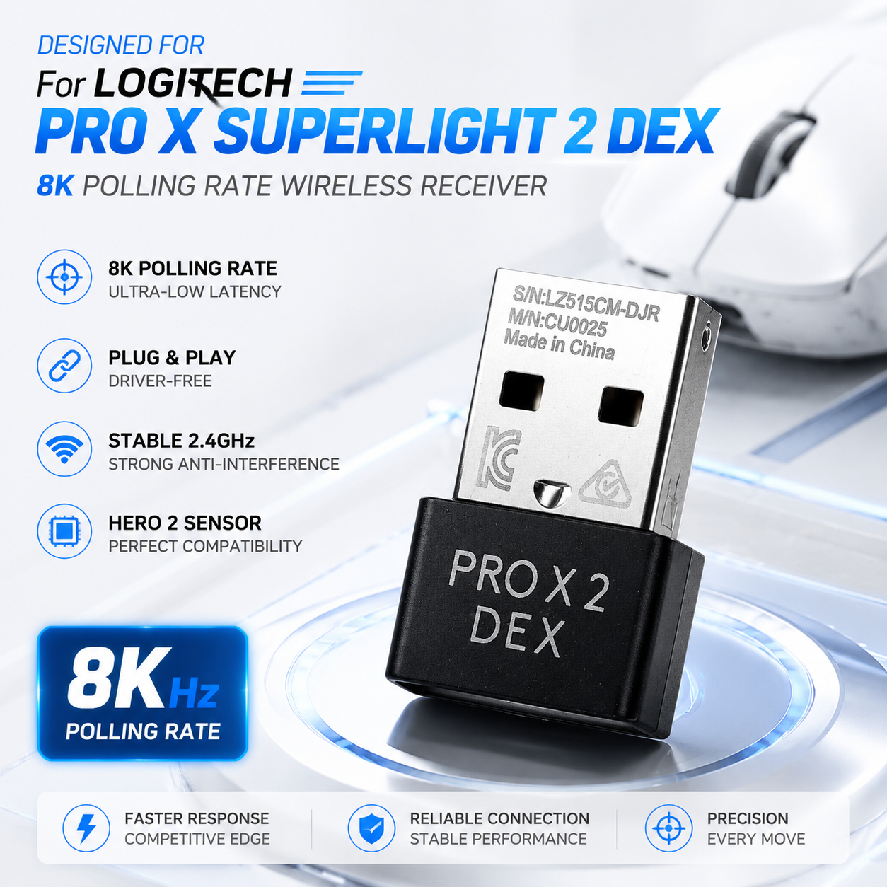 สำหรับ Logitech PRO X SUPERLIG - Gaming Keyboard Mouse Wireless บทวิจารณ์และราคา