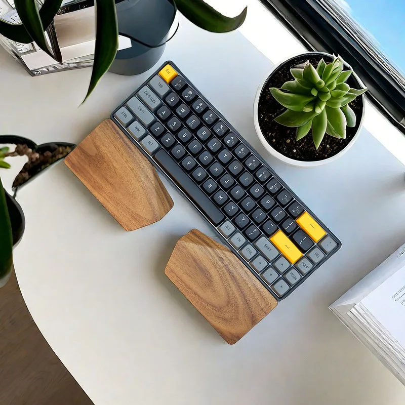 ที่พักข้อมือแบบแยกส่วนสำหรับคี - Wrist Rest Wood บทวิจารณ์และราคา