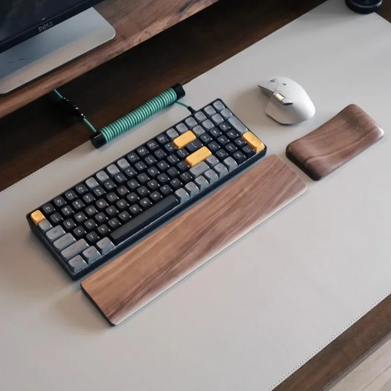 ที่วางฝ่ามือไม้วอลนัทแป้นพิมพ์ - Wrist Rest Wood บทวิจารณ์และราคา