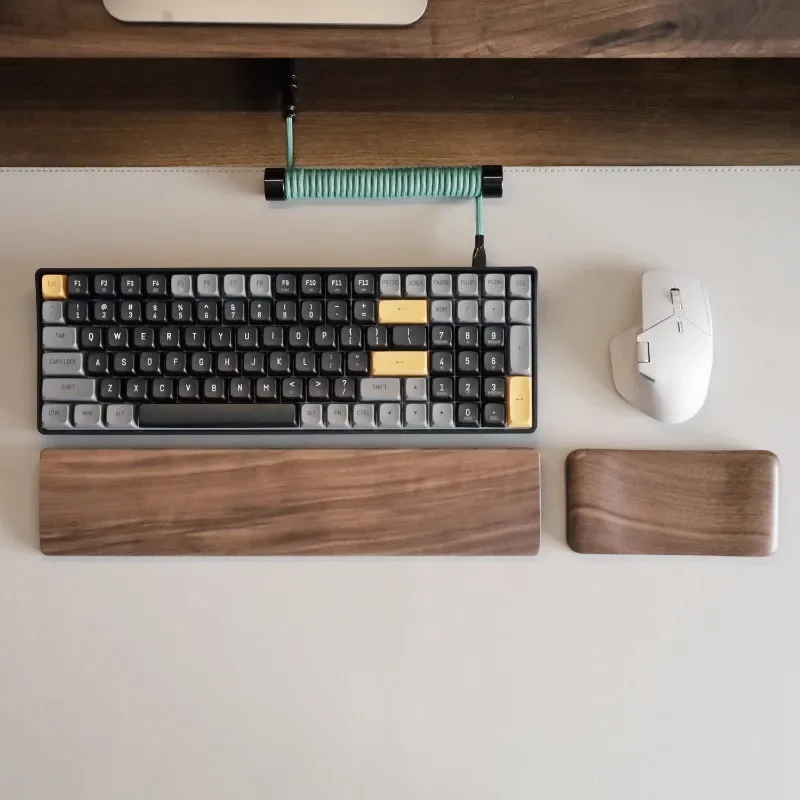 ที่วางฝ่ามือไม้วอลนัทแป้นพิมพ์ - Wrist Rest Wood บทวิจารณ์และราคา