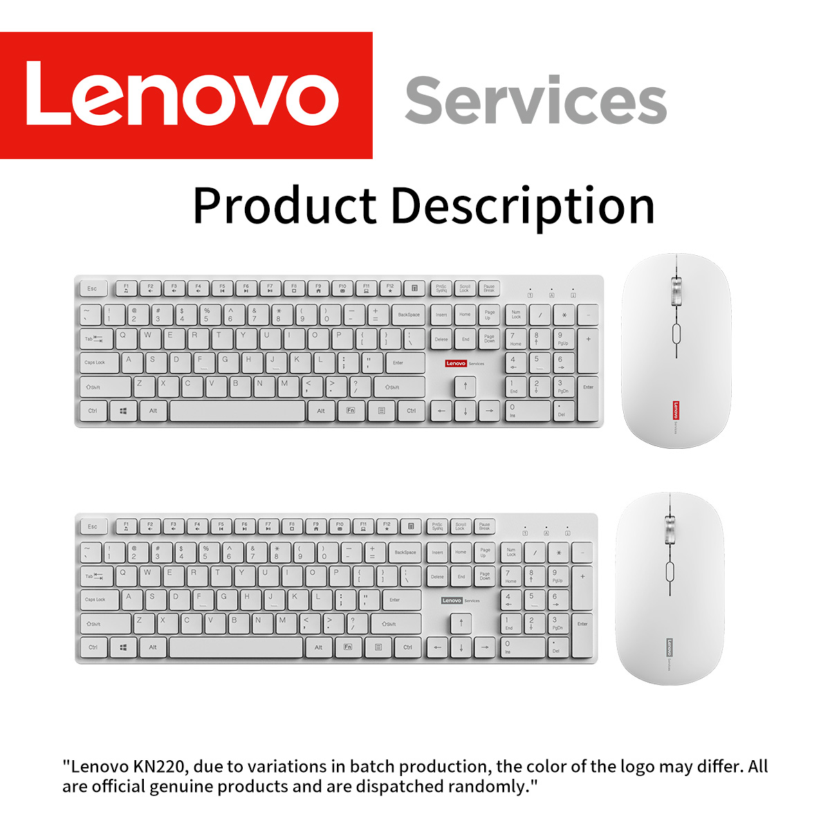 เลอโนโว KN220 คอมโบคีย์บอร์ดไร - Gaming Keyboard Mouse Wireless บทวิจารณ์และราคา