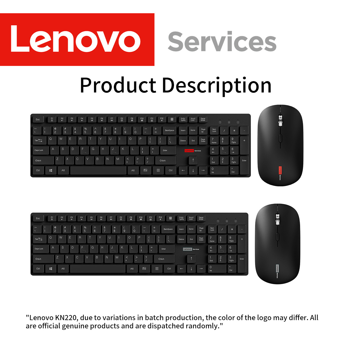 เลอโนโว KN220 คอมโบคีย์บอร์ดไร - Gaming Keyboard Mouse Wireless บทวิจารณ์และราคา