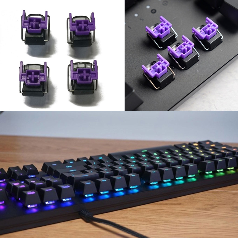 Razer สีม่วง Optical Switches  - Gaming Keyboard Ergo บทวิจารณ์และราคา