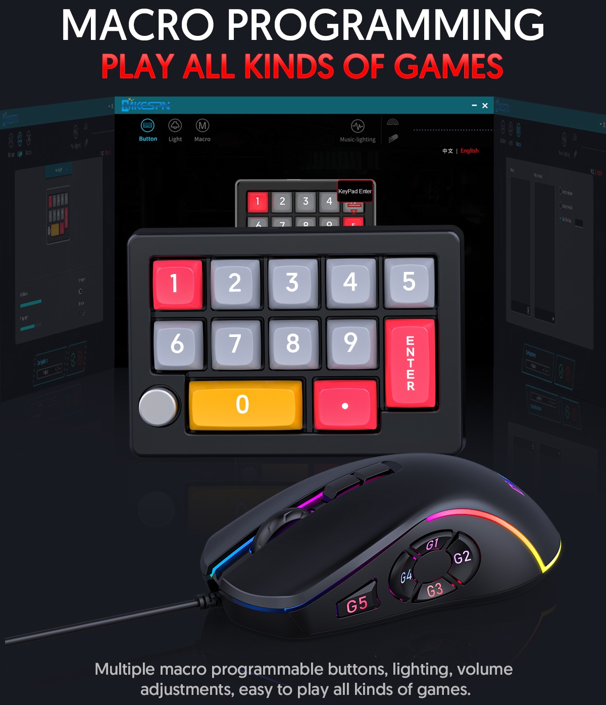 การเขียนโปรแกรมมาโครคีย์บอร์ดแ - Gaming Keyboard 1 Hand บทวิจารณ์และราคา