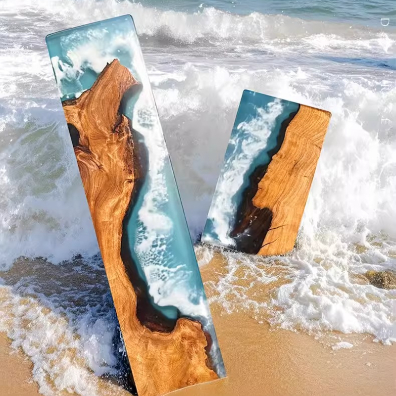 ที่รองข้อมือเรซิ่นลายคลื่นทะเล - Wrist Rest Wood บทวิจารณ์และราคา
