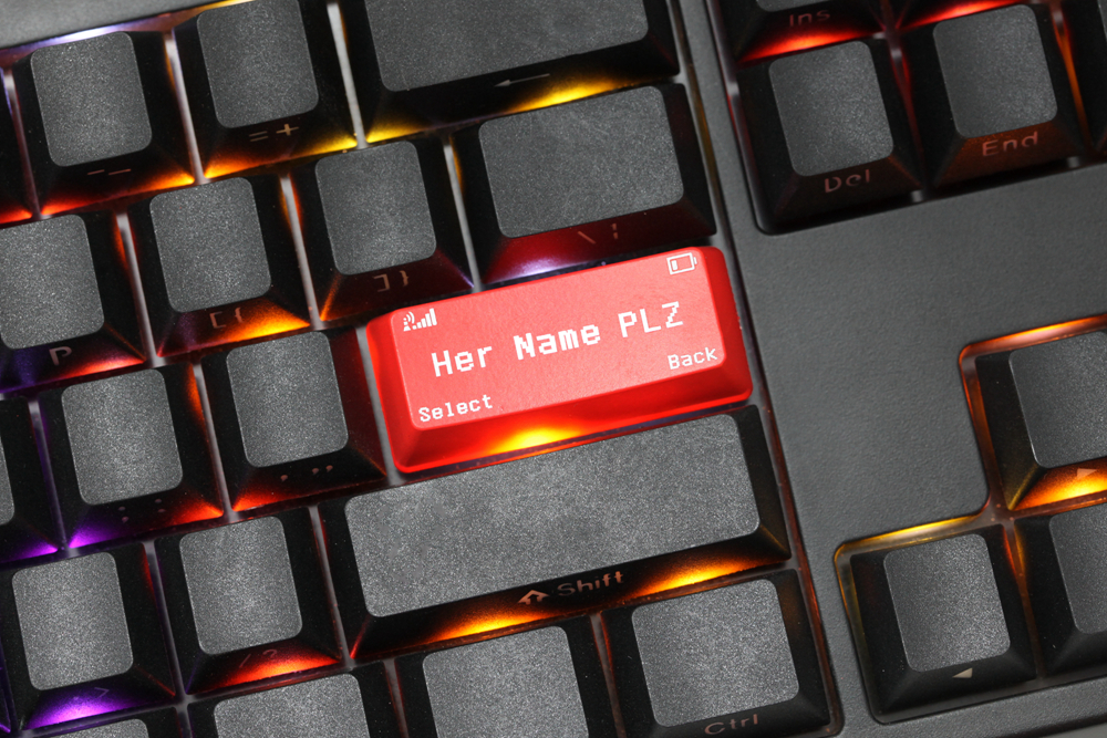 Novelty Shine ผ่าน Keycaps ABS - Gaming Keyboard Name บทวิจารณ์และราคา