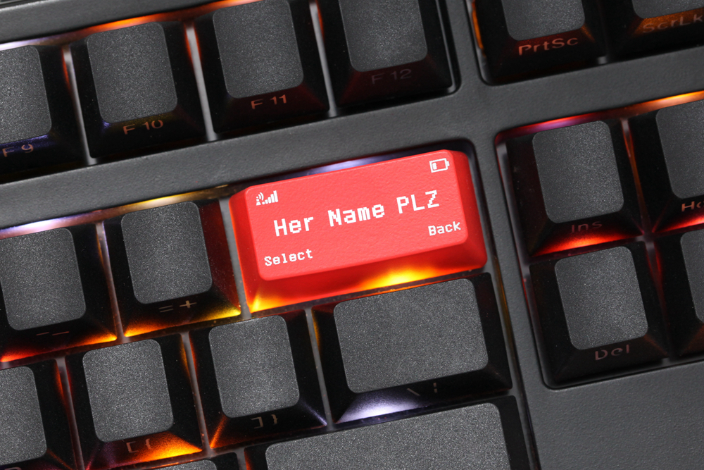 Novelty Shine ผ่าน Keycaps ABS - Gaming Keyboard Name บทวิจารณ์และราคา