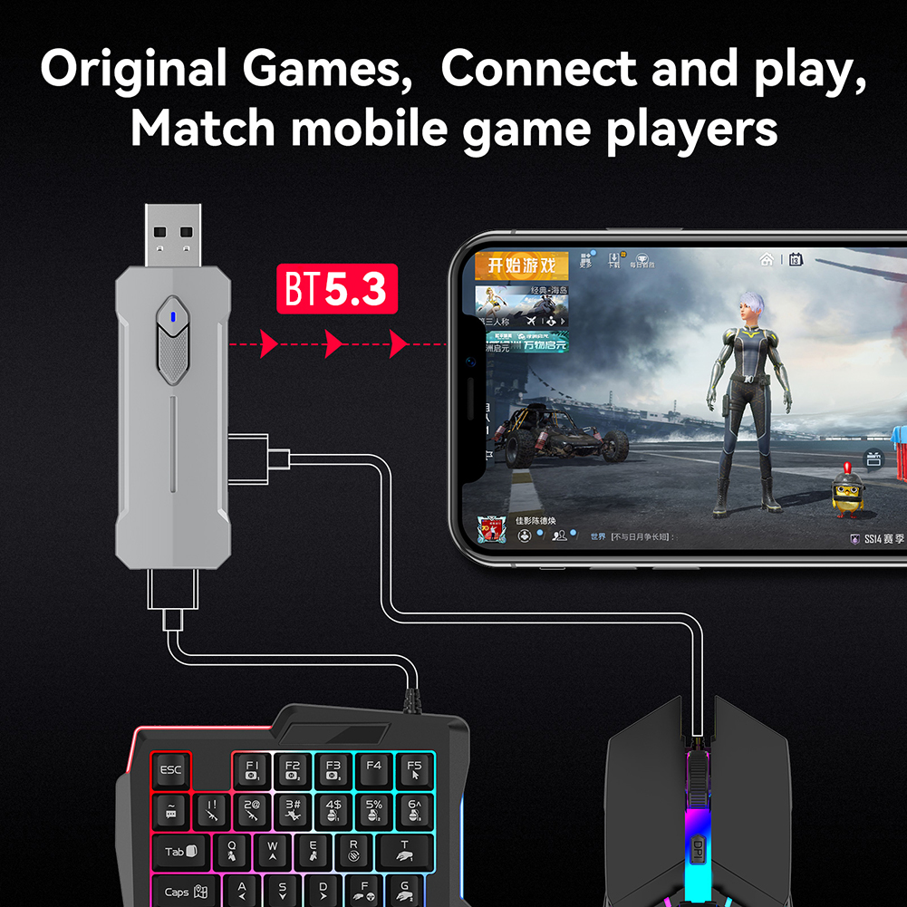 ชุดคีย์บอร์ดและเมาส์แปลงสัญญาณ - Keyboard Mouse Bundle Gaming บทวิจารณ์และราคา