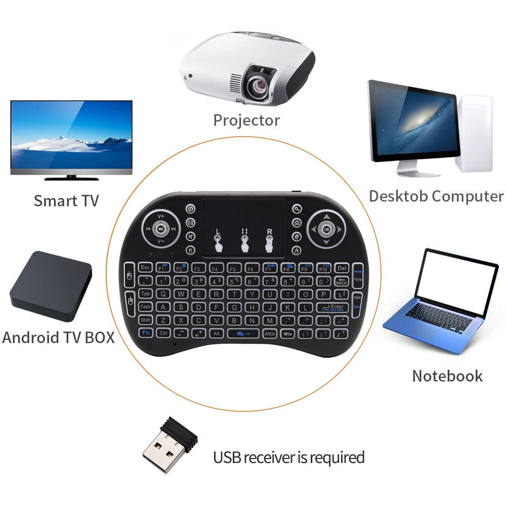Backlit เมาส์ภาษาอังกฤษภาษารัส - Gaming Keyboard Mechanical Wireless บทวิจารณ์และราคา