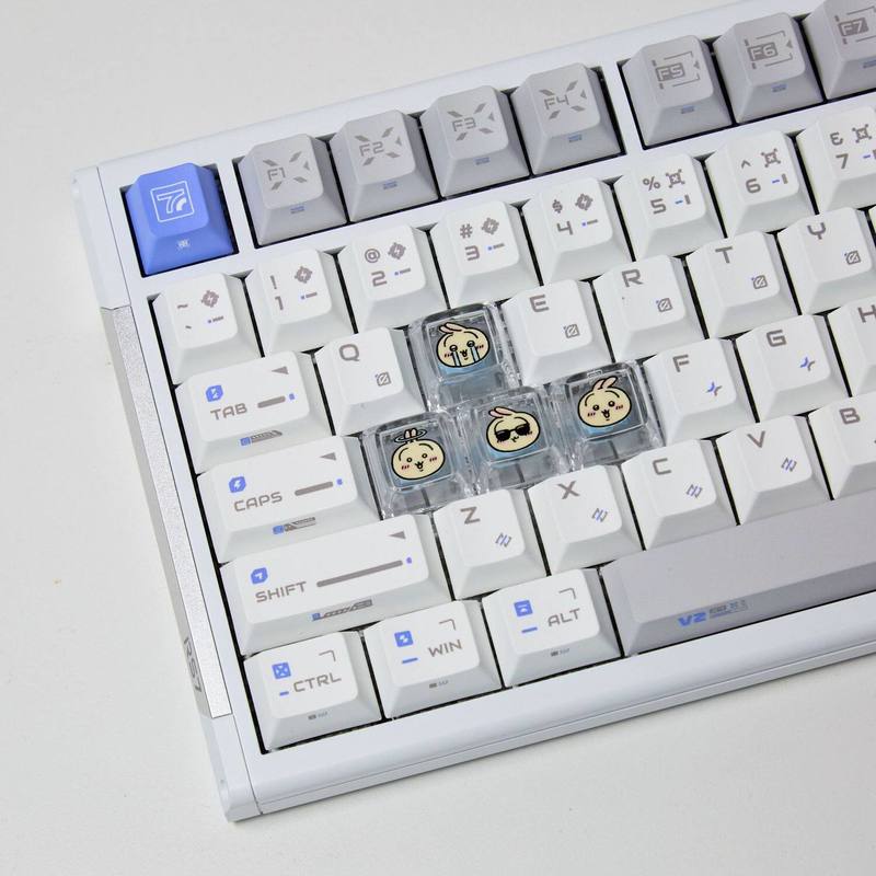 ชิคาวะ 4 ชิ้น คีย์แคปแบบโปร่งแ - Gaming Keyboard Affordable บทวิจารณ์และราคา