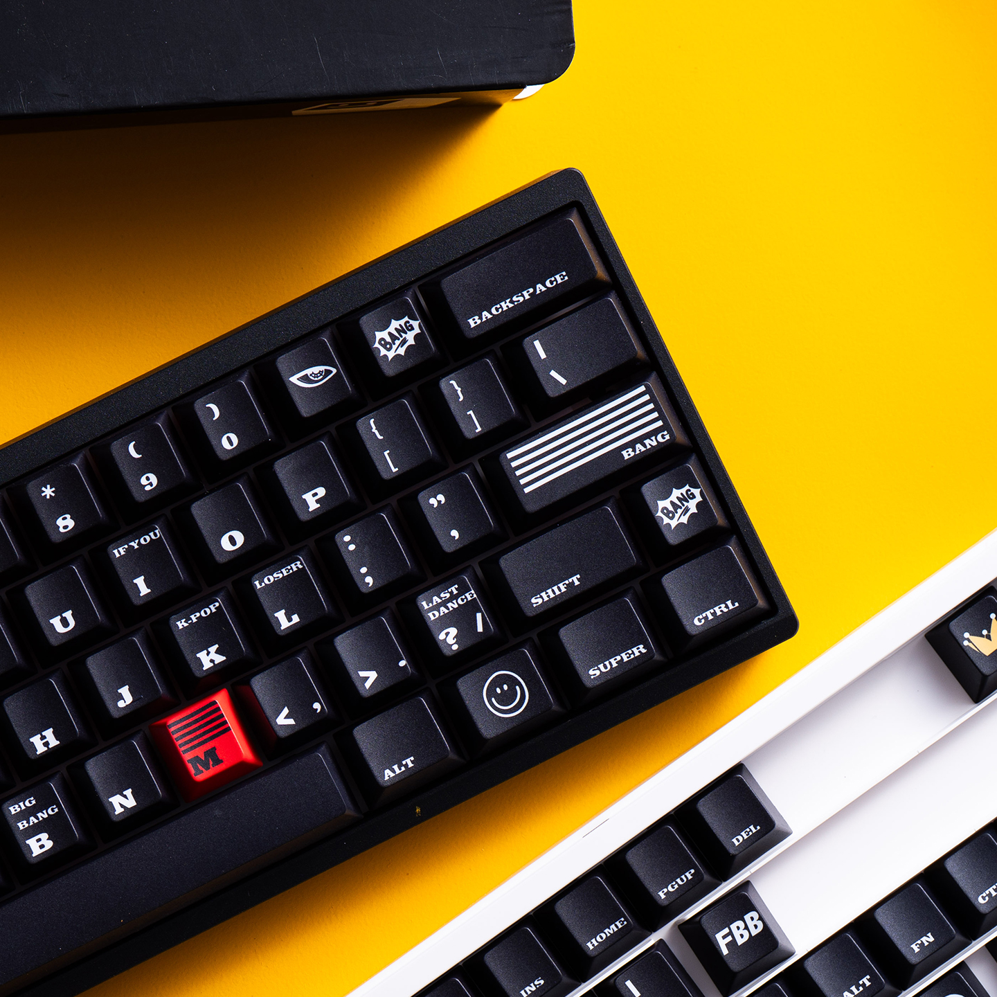 คีย์แคป FBB สีดำ 145 ปุ่ม PBT  - Keyboard Gaming Black บทวิจารณ์และราคา