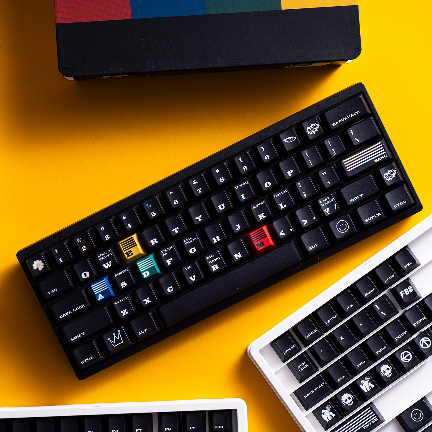 คีย์แคป FBB สีดำ 145 ปุ่ม PBT  - Keyboard Gaming Black บทวิจารณ์และราคา