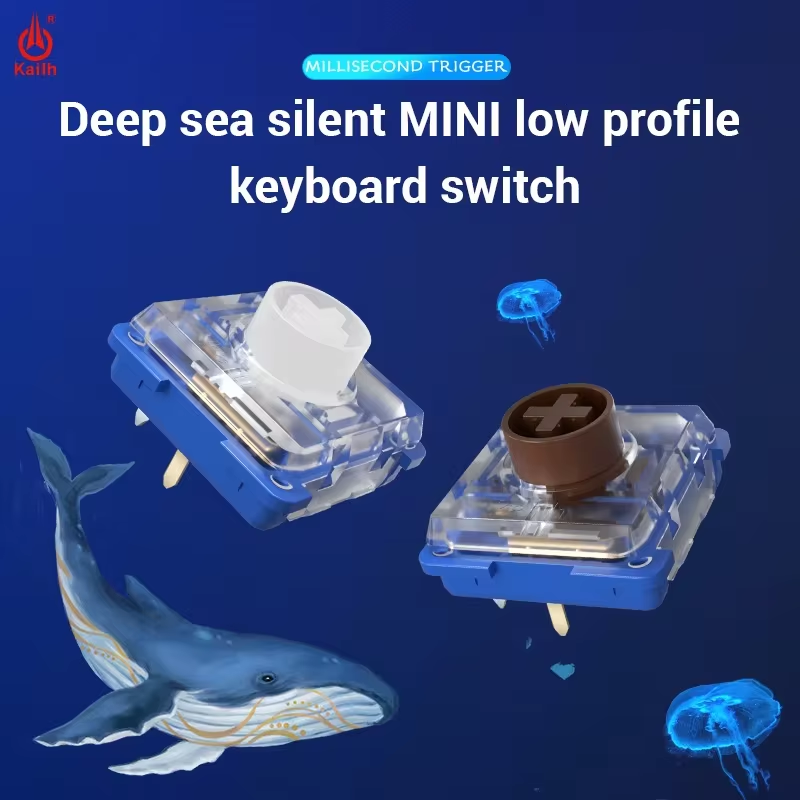 สวิตช์ Kailh Deep Sea Silent M - Gaming Keyboard Mini Mechanical บทวิจารณ์และราคา
