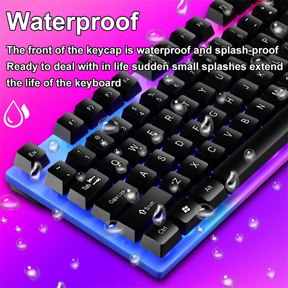 KEBIDUMEI คีย์บอร์ดแบบมีสาย US - Gaming Keyboard Budget บทวิจารณ์และราคา