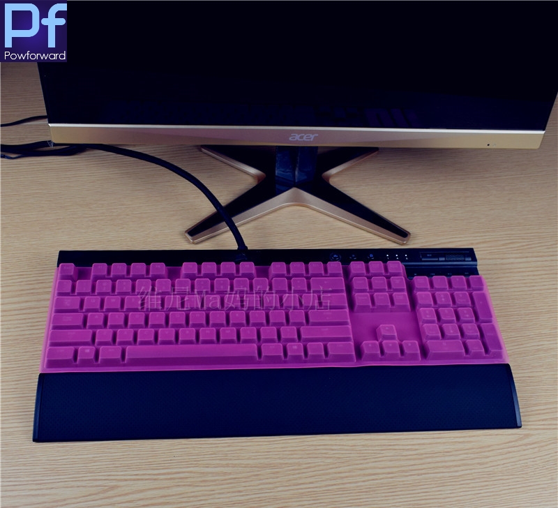 Desktop PCคีย์บอร์ดครอบคลุมกัน - Gaming Keyboard Corsair บทวิจารณ์และราคา